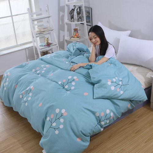 100% 纯棉斜纹被套 学生宿舍与家庭生活的舒适之选