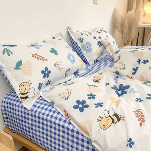 网红小碎花床上用品 学生宿舍的精致生活标配